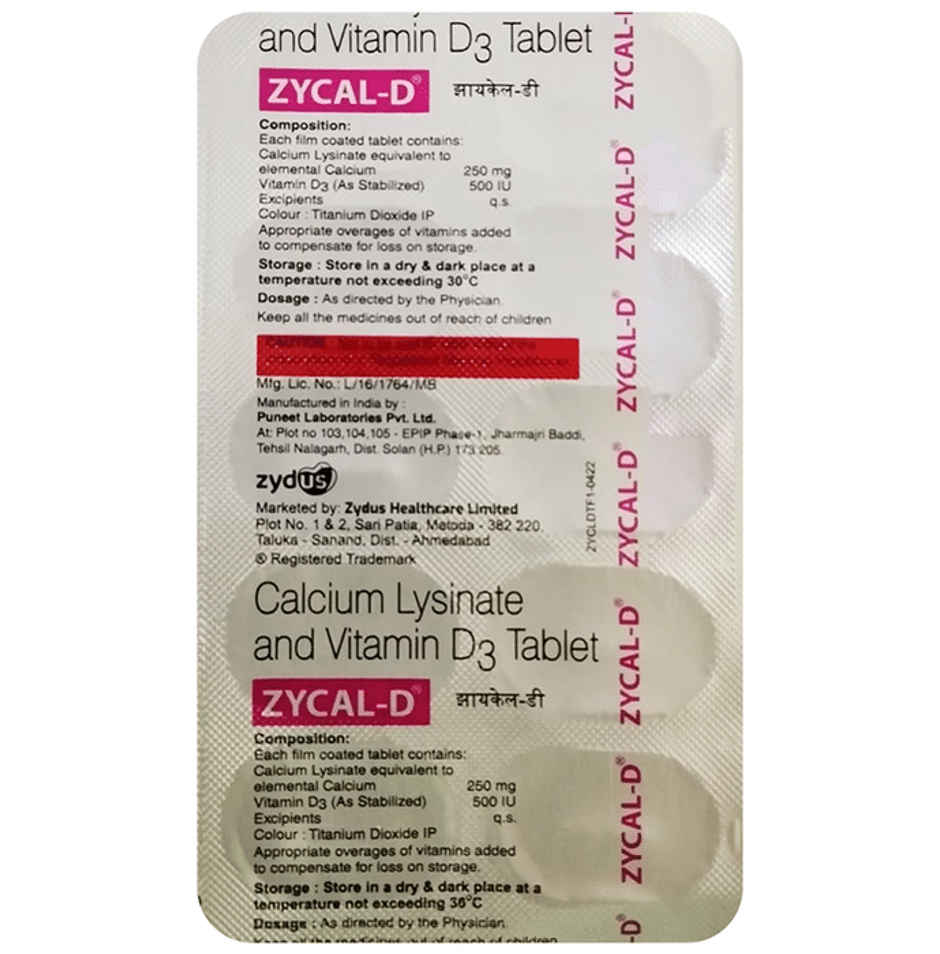 Zycal-D Tablet