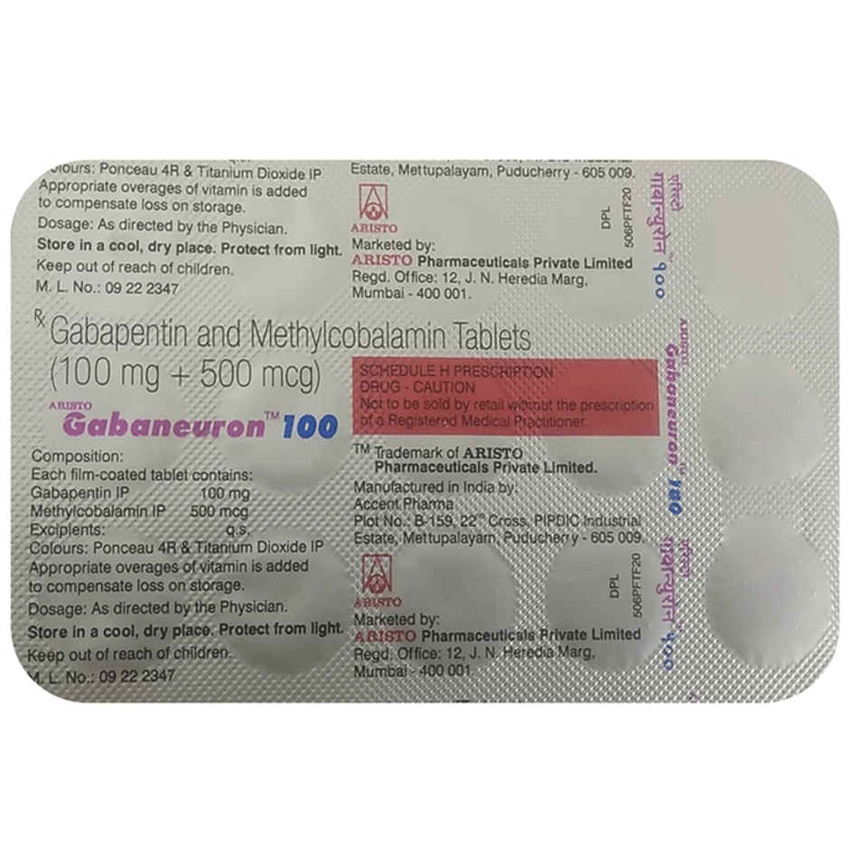 Gabaneuron 100 Tablet