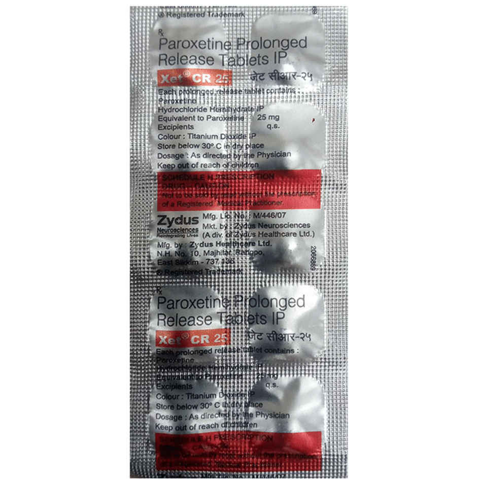 Xet CR 25 Tablet PR