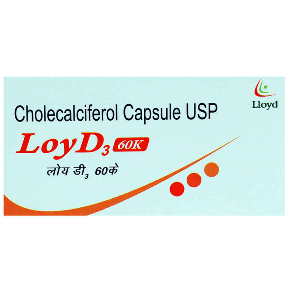 LoyD3 60K Vitamin D3 Capsule