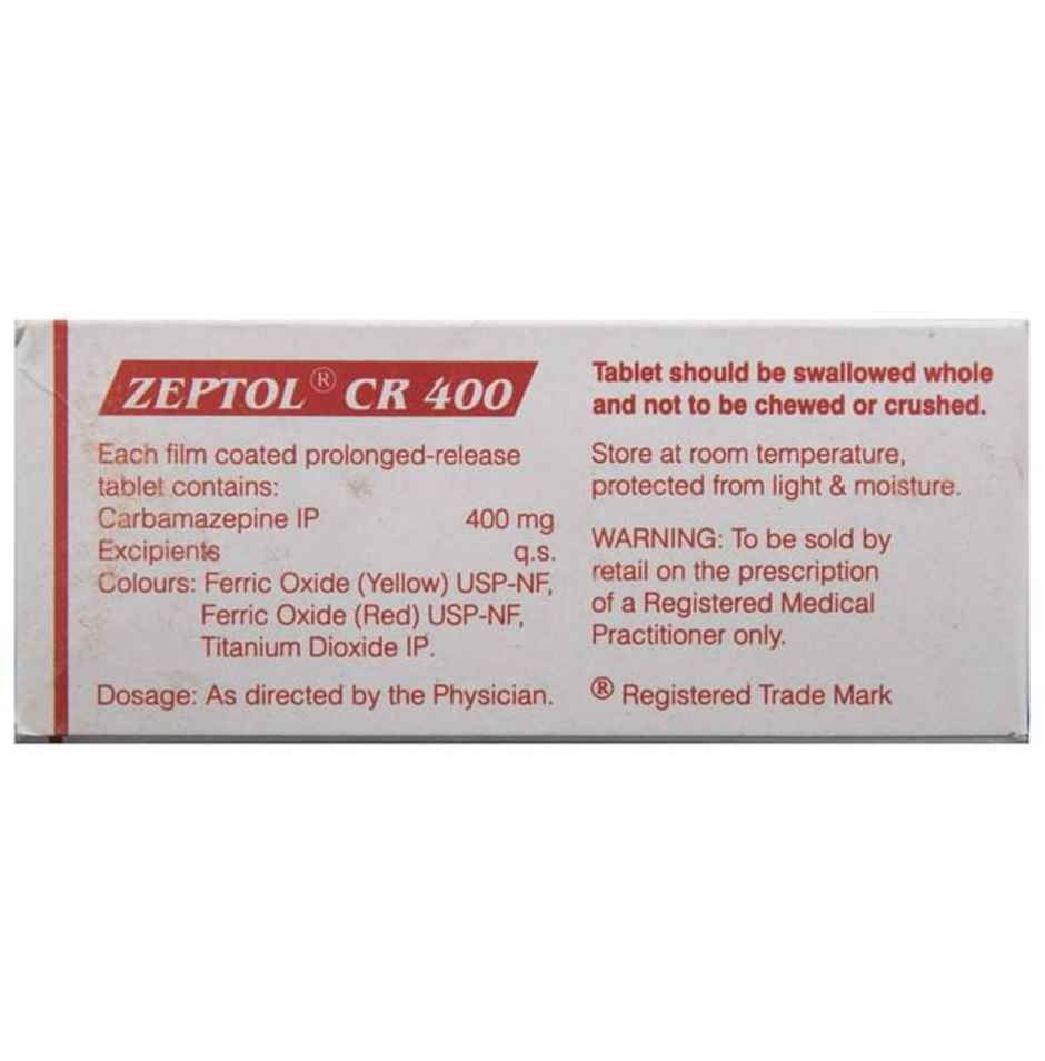Zeptol CR 400 Tablet PR
