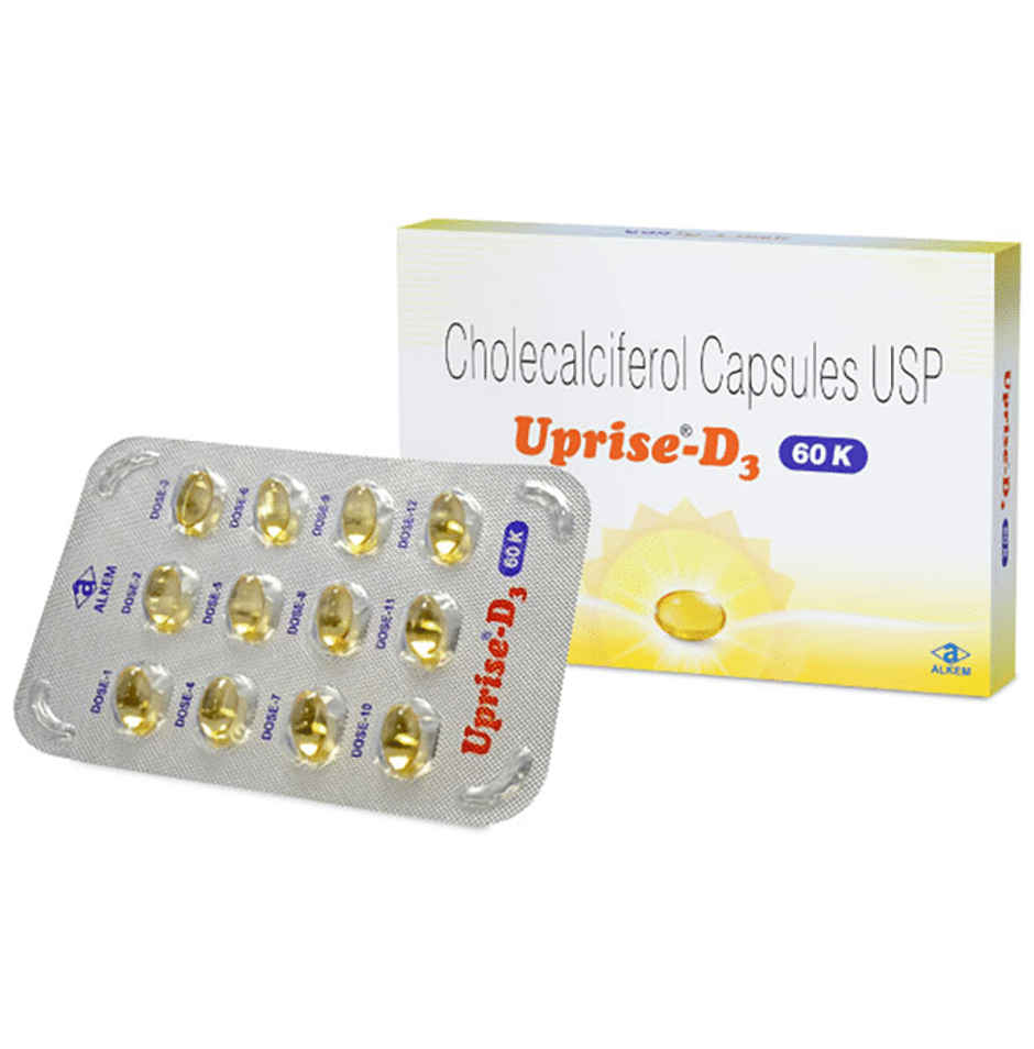 Uprise-D3 60K Vitamin D3 Capsule Combo
