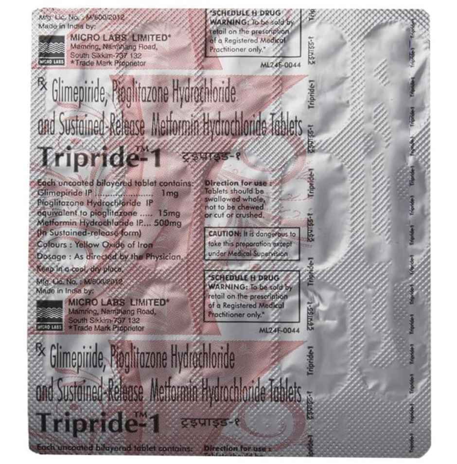 Tripride-1 Tablet SR