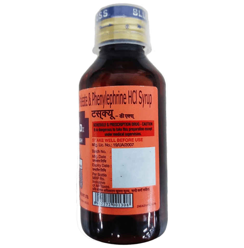 TusQ-DX Sugar Free Syrup