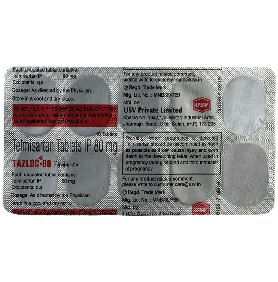Tazloc-80 Tablet