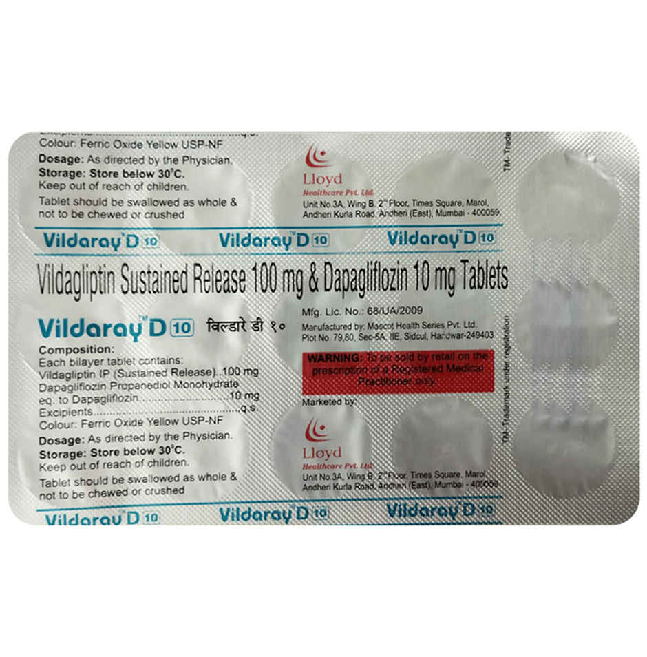 Vildaray D 10 Tablet SR