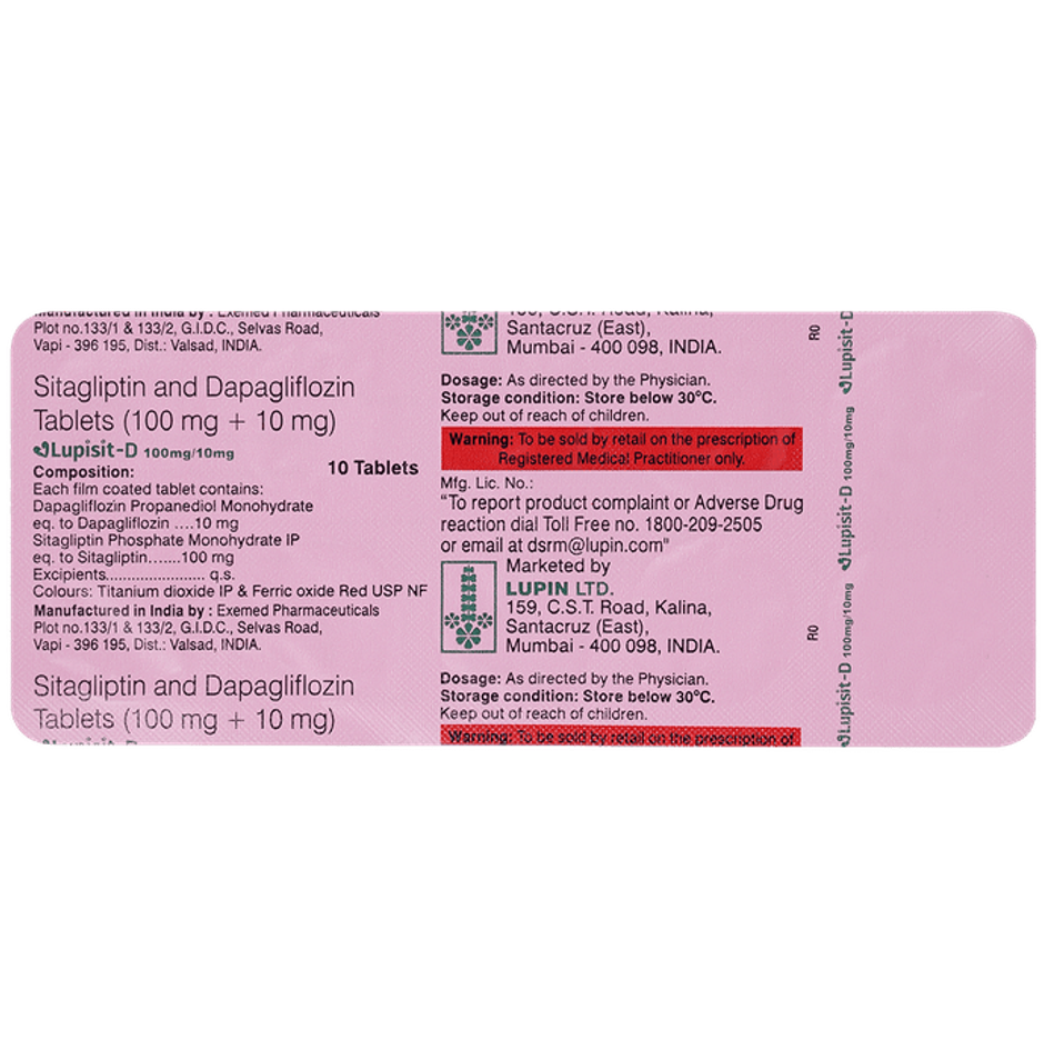 Lupisit-D 100/10mg Tablet