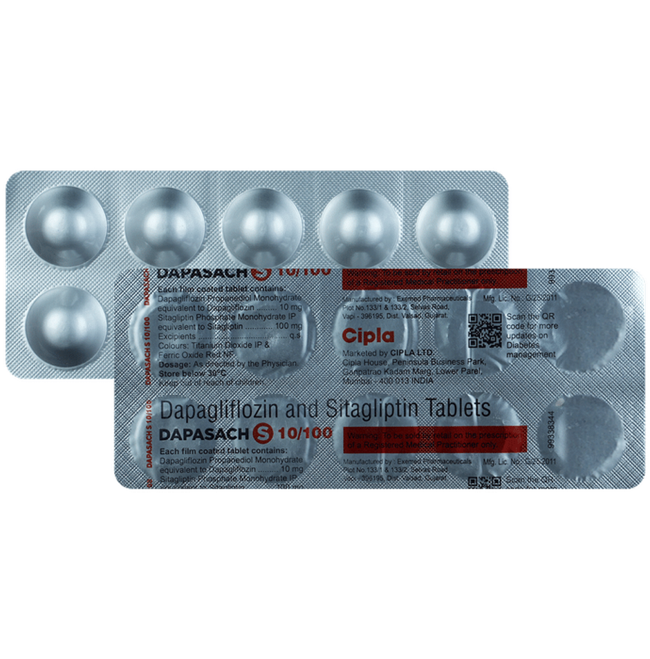 Dapasach S 10/100 Tablet