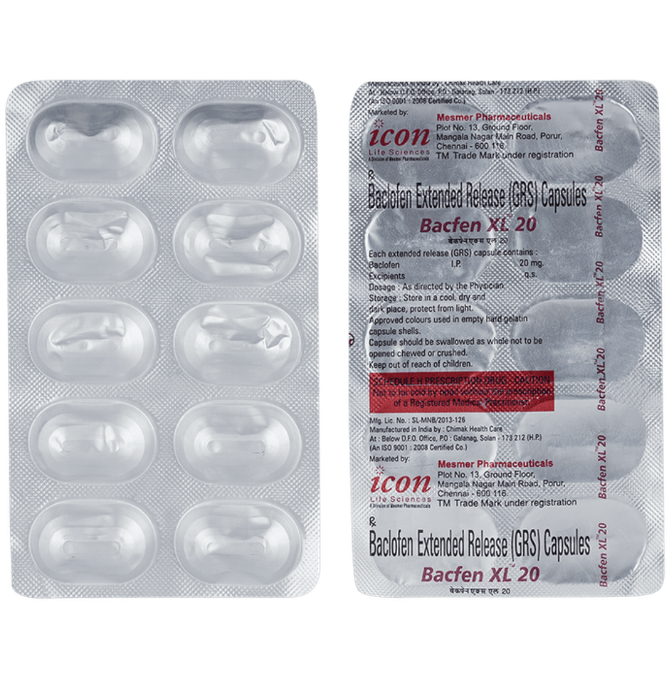 Bacfen XL 20 Capsule ER