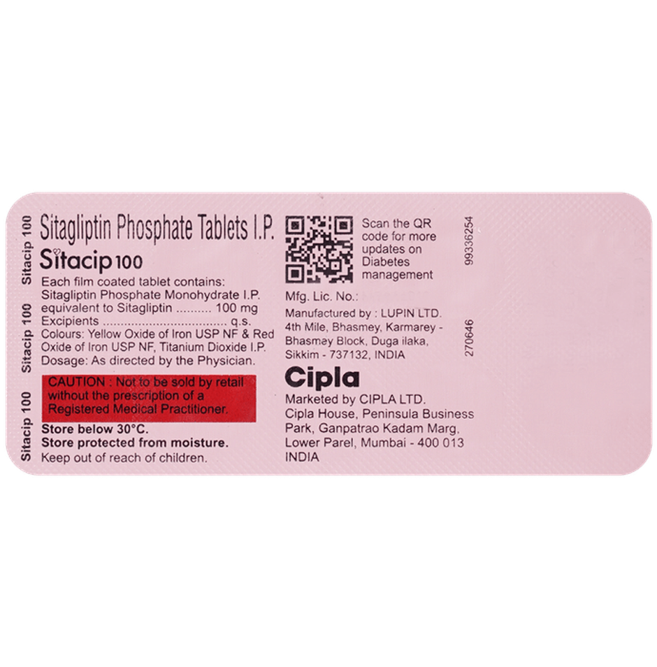 Sitacip 100 Tablet