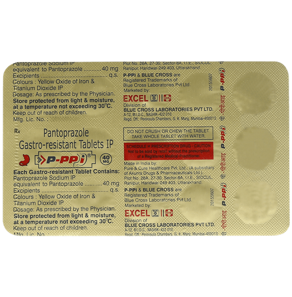 P-Ppi 40mg Tablet