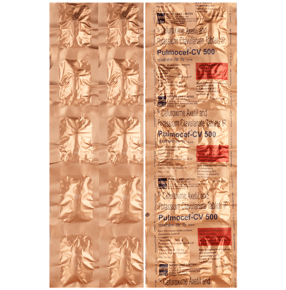Pulmocef-CV 500 Tablet
