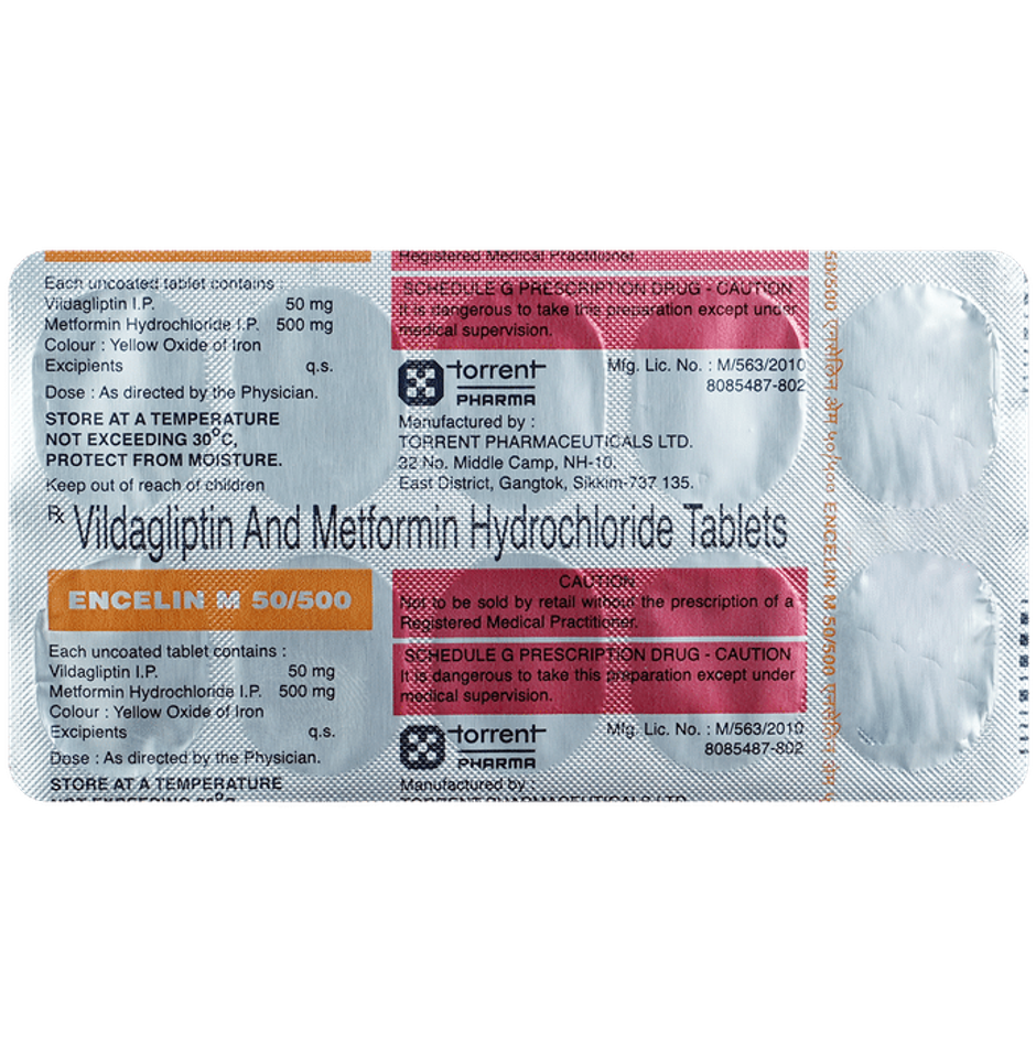 Encelin M 50/500 Tablet