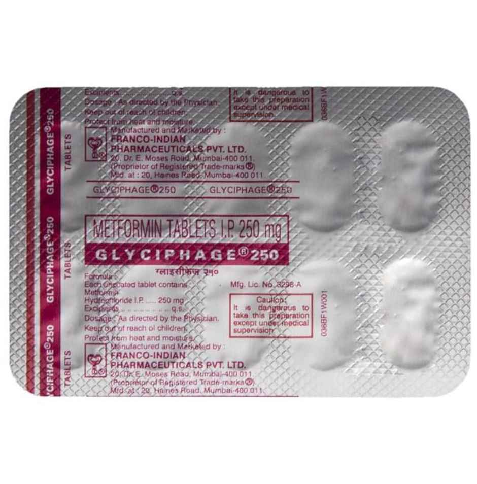 Glyciphage 250 Tablet