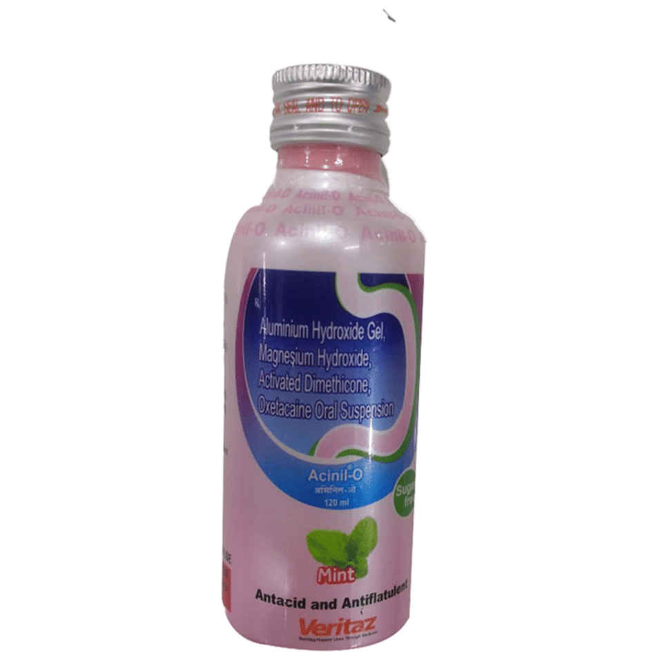 Acinil-O Mint Sugar Free Oral Suspension 