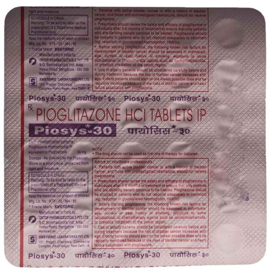 Piosys-30 Tablet
