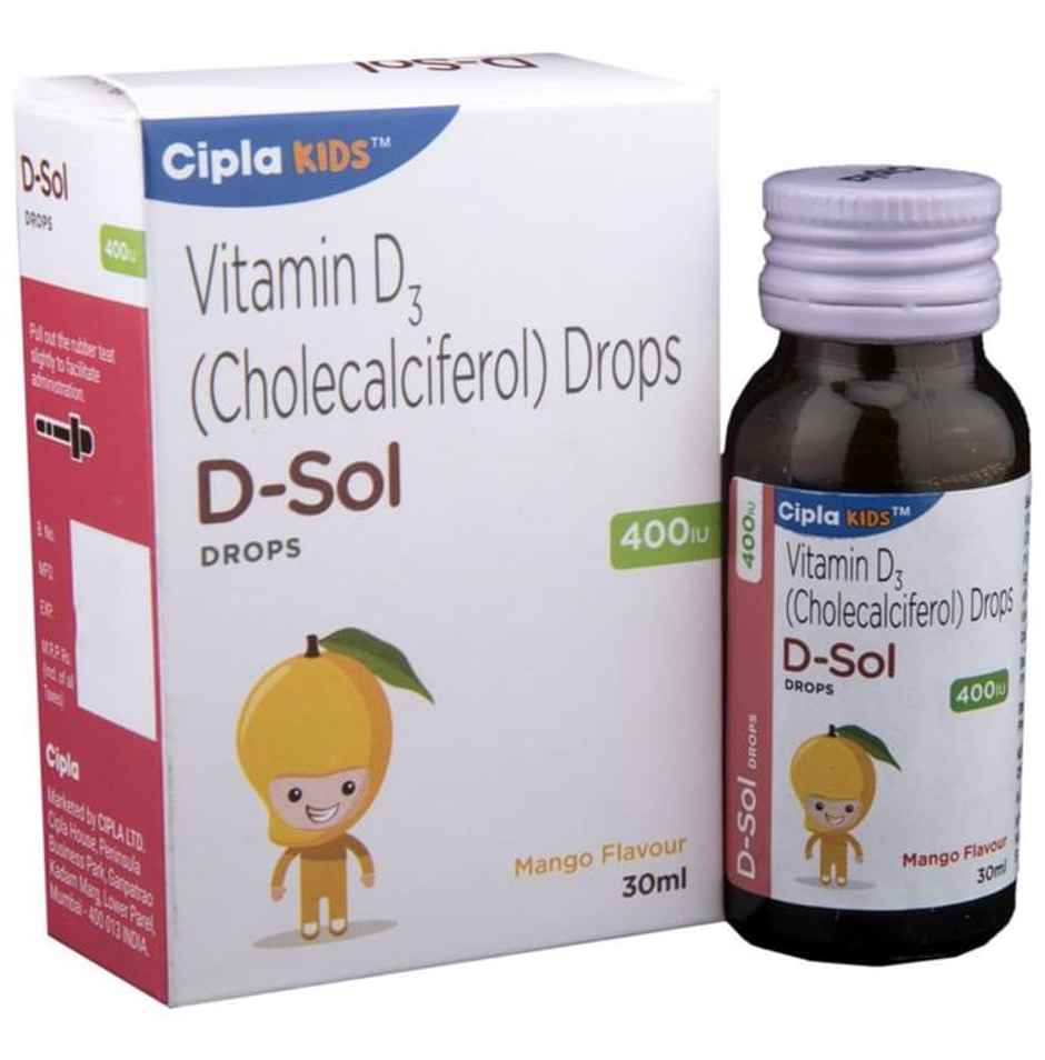 D-Sol 400IU Mango Flavour Drop