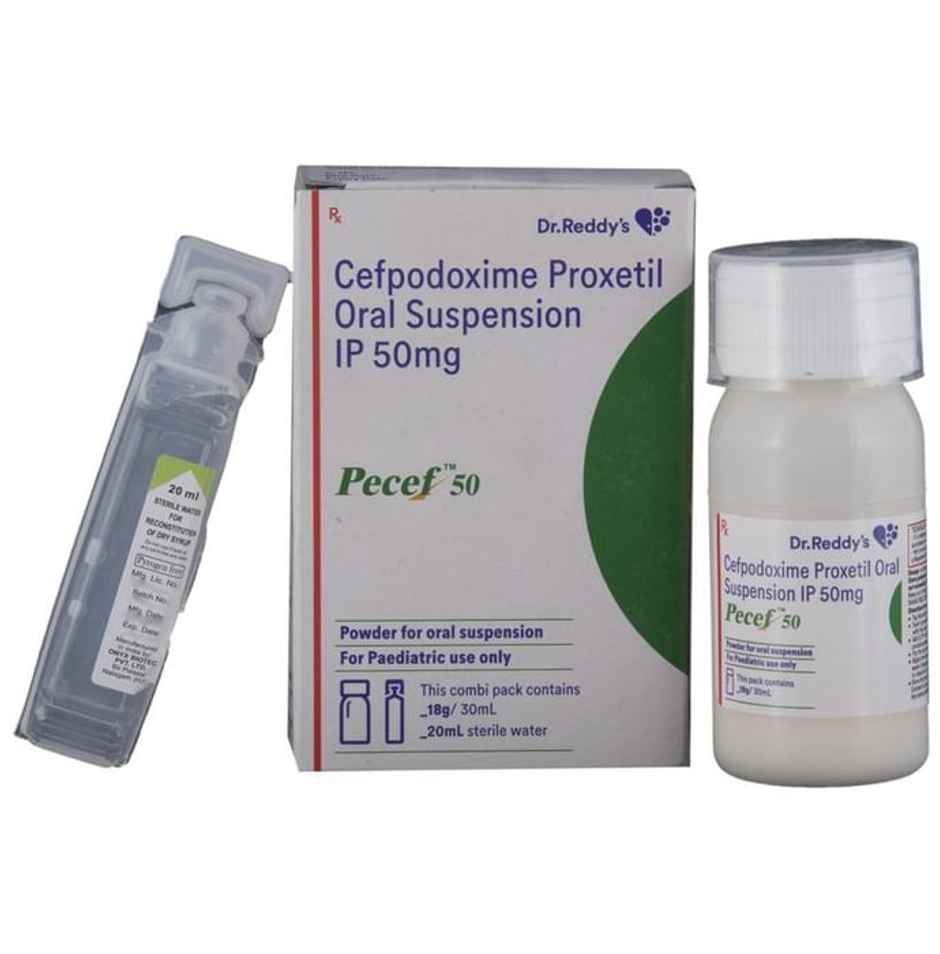 Pecef 50 Oral Suspension