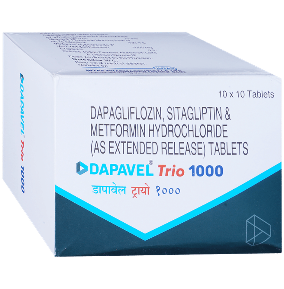 Dapavel Trio 1000 Tablet ER