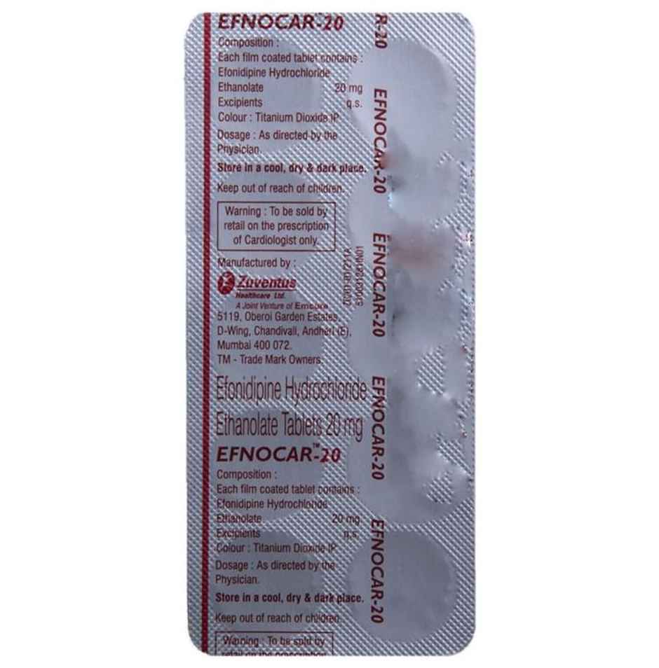 Efnocar-20 Tablet