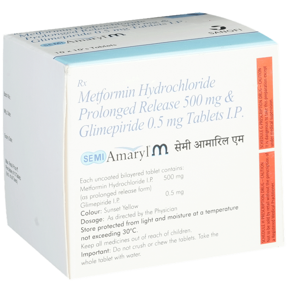 Semi Amaryl M Tablet PR