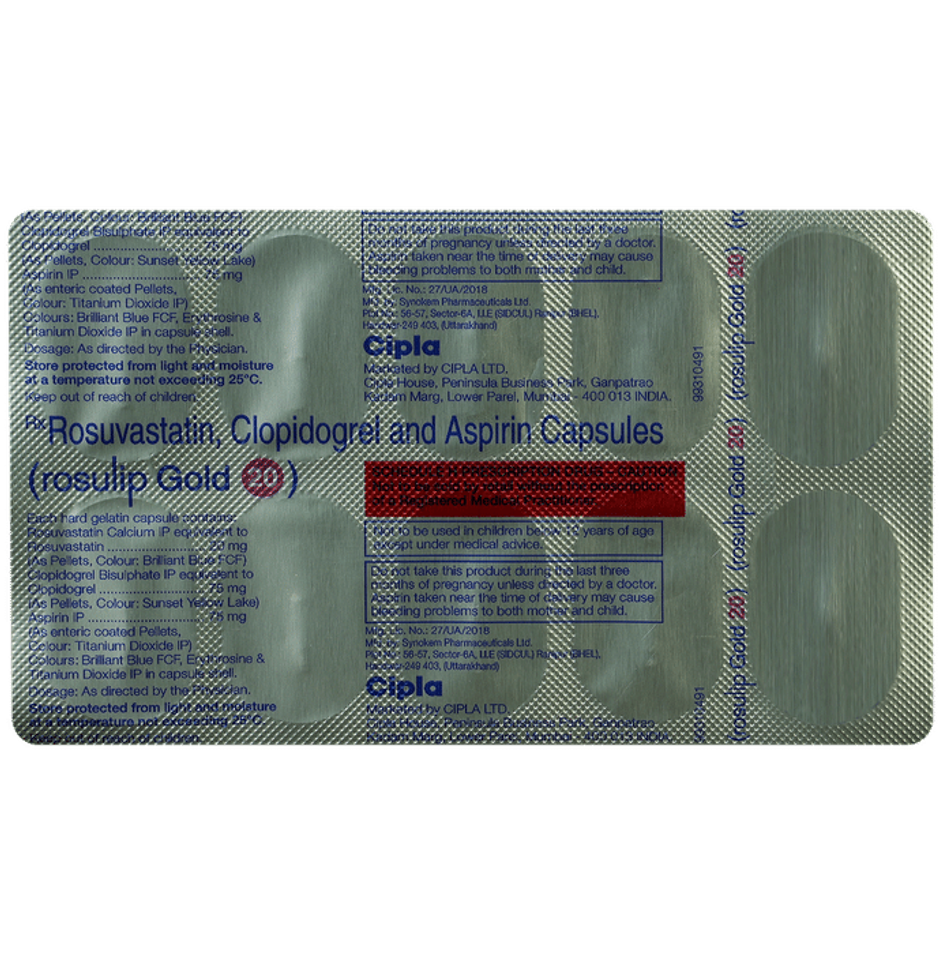 Rosulip Gold 20 Capsule