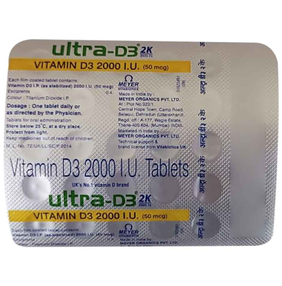 Ultra-D3 2K Vitamin D3 Tablet