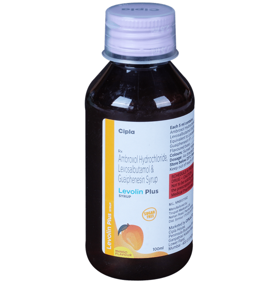 Levolin Plus Mango Flavour Sugar Free Syrup