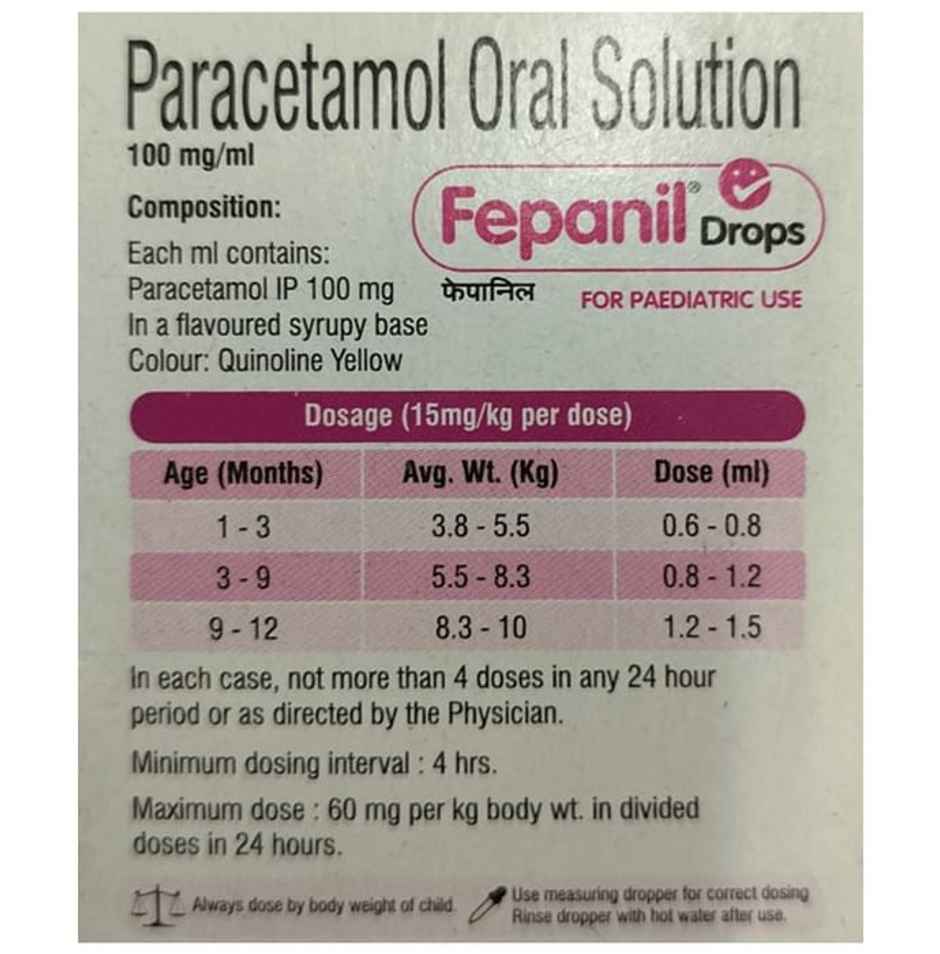 Fepanil Banana Flavour Drop