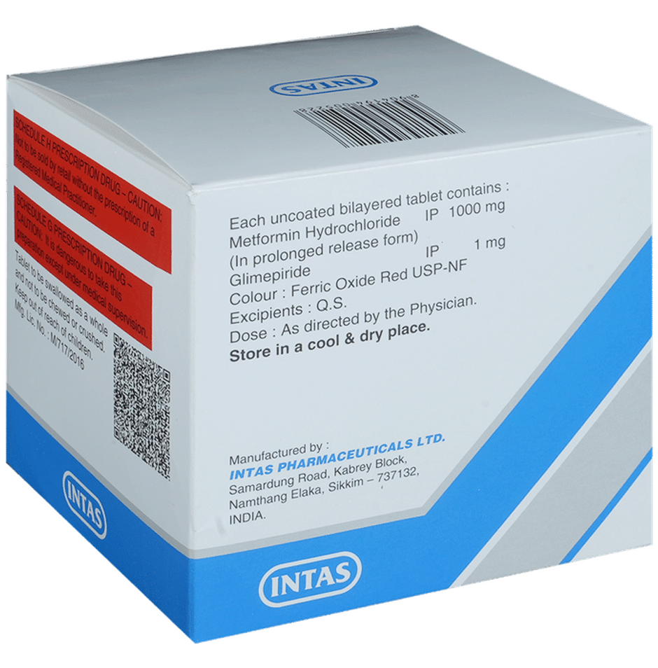 Zoryl M 1 Forte Tablet PR