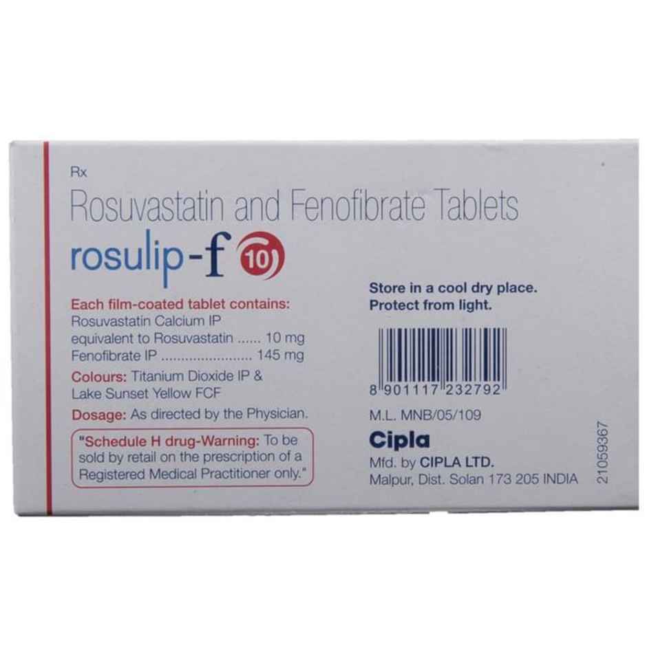 Rosulip F 10 Tablet