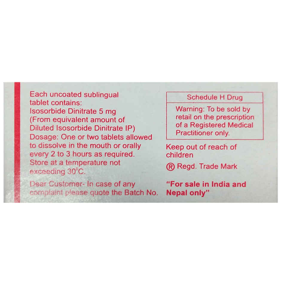 Isordil-5 Sublingual Tablet