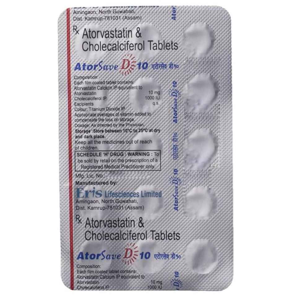 Atorsave D 10 Tablet