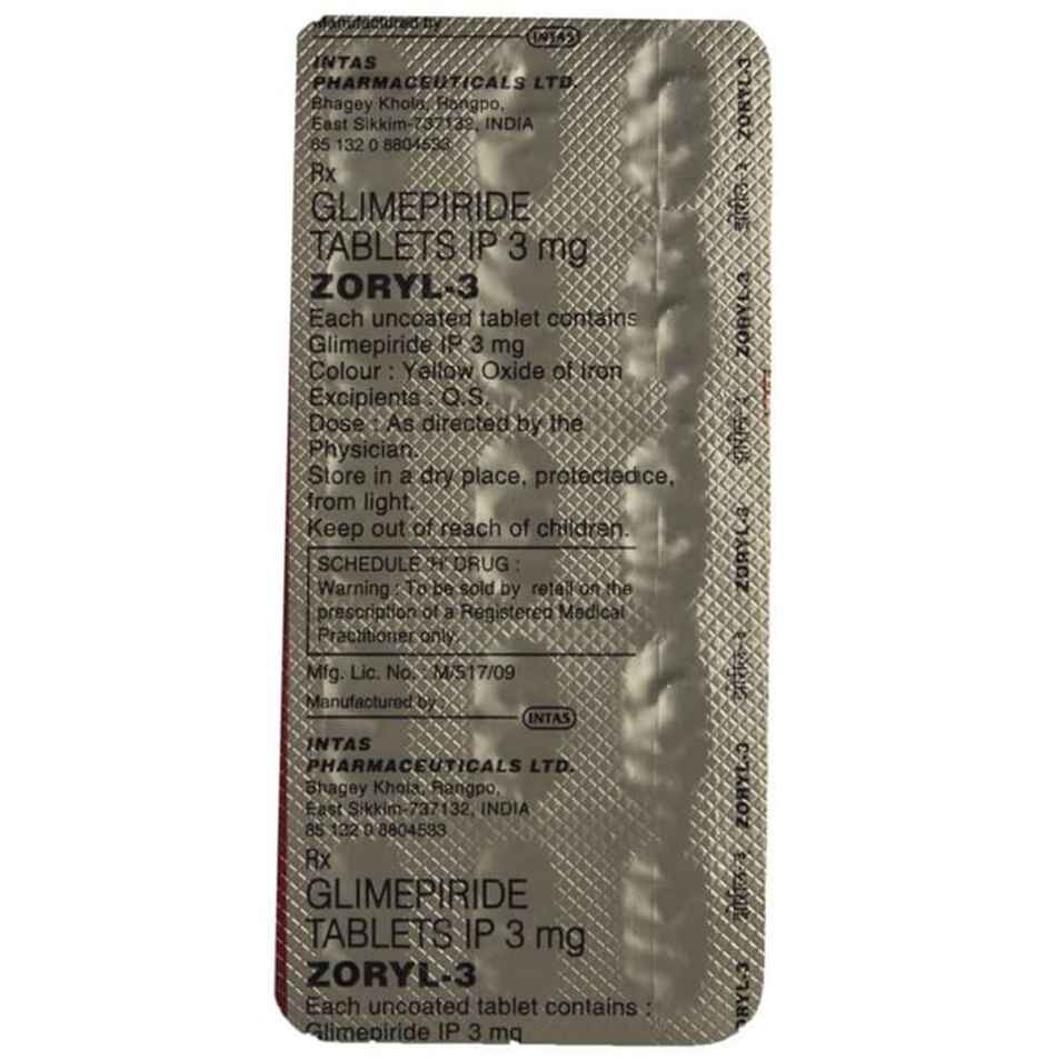 Zoryl-3 Tablet