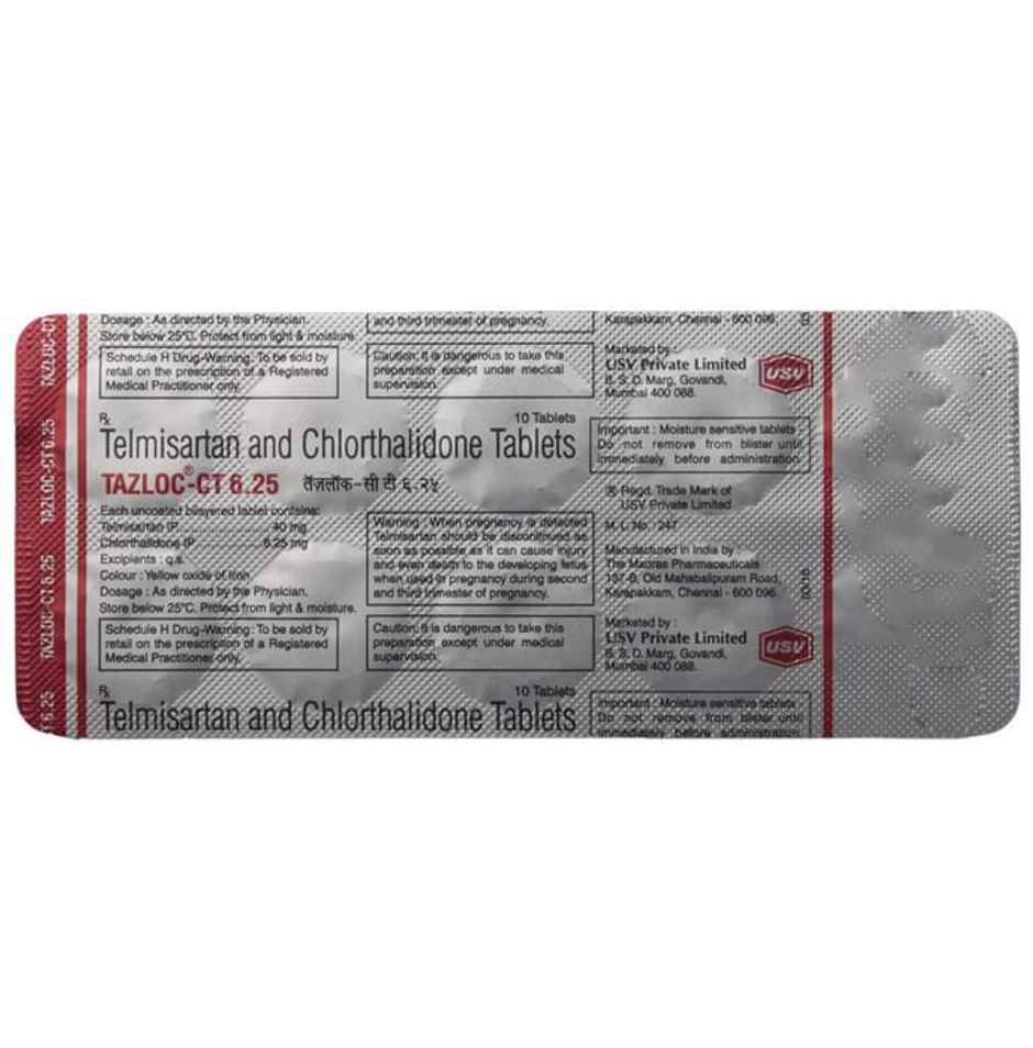 Tazloc-CT 6.25 Tablet