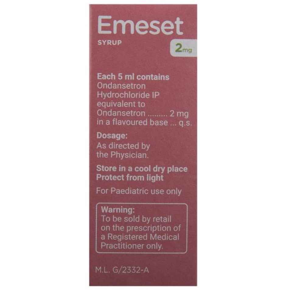 Emeset 2mg Juicy Lemon Flavour Syrup
