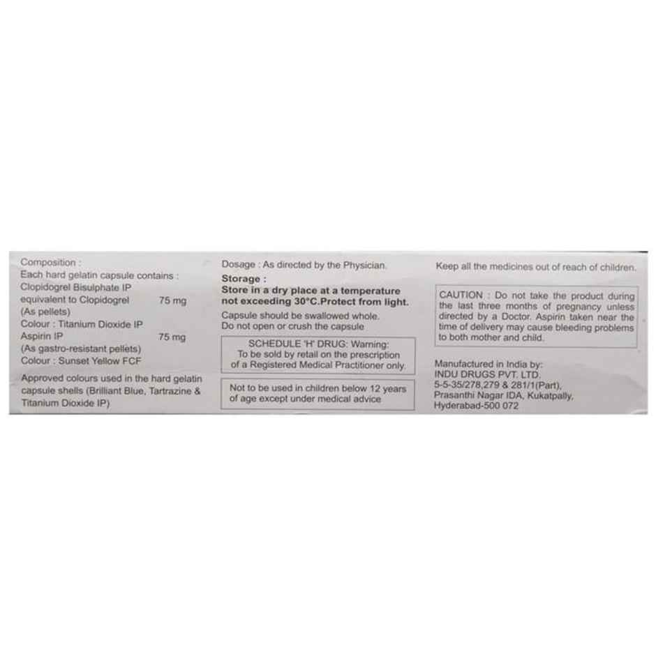 Clopikind-AS 75 Capsule