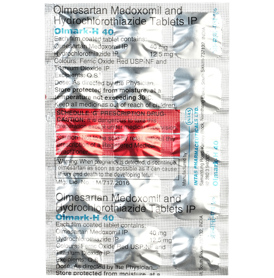 Olmark-H 40 Tablet