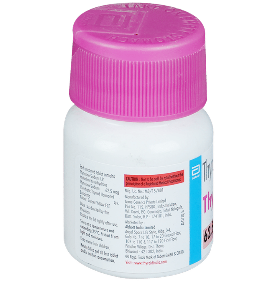 Thyronorm 62.5mcg Tablet