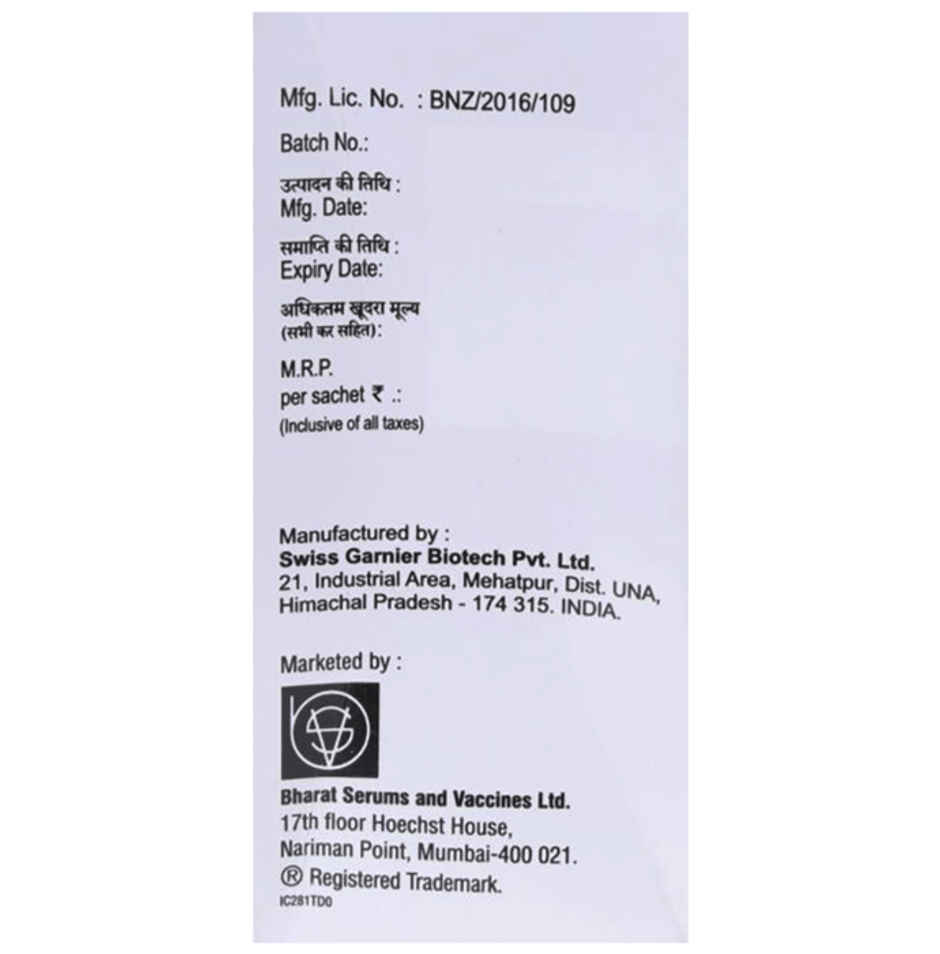 Zilargyn Orange Flavour Sugar Free Sachet