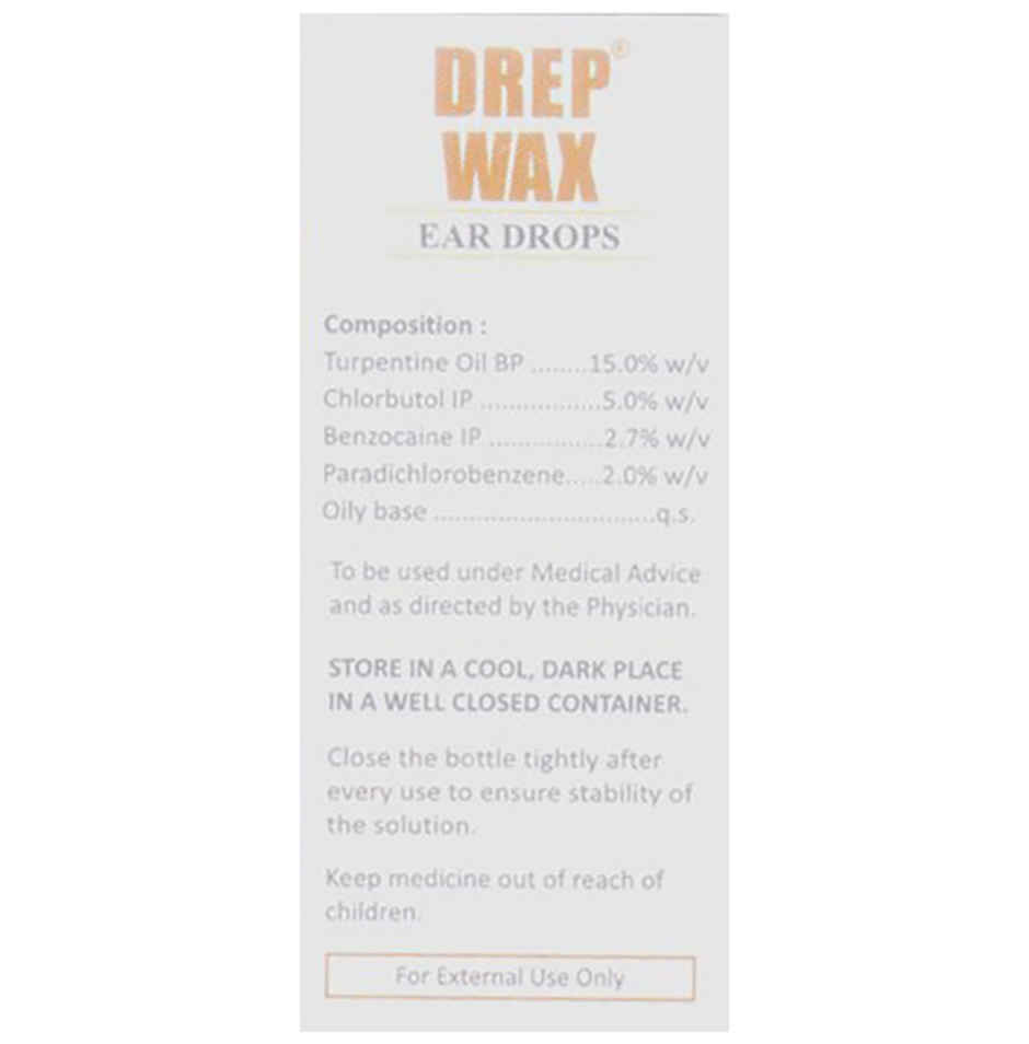 Drep Wax Ear Drop