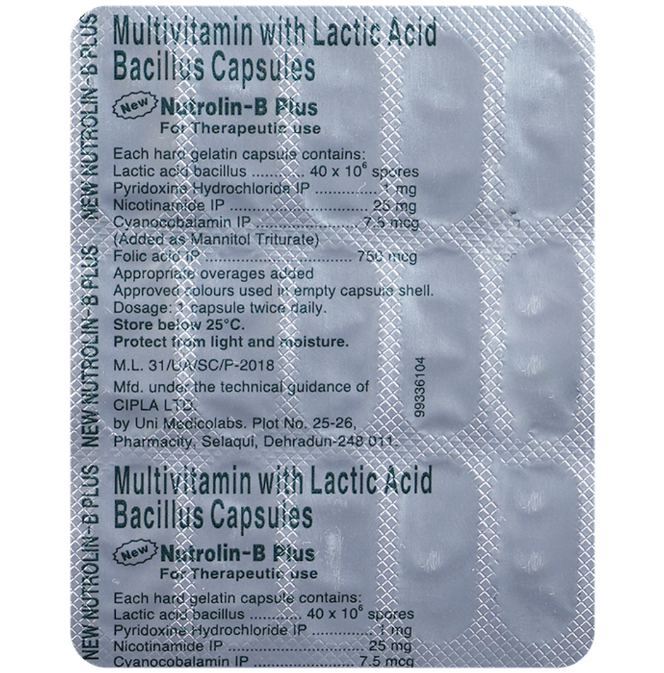 New Nutrolin-B Plus Capsule