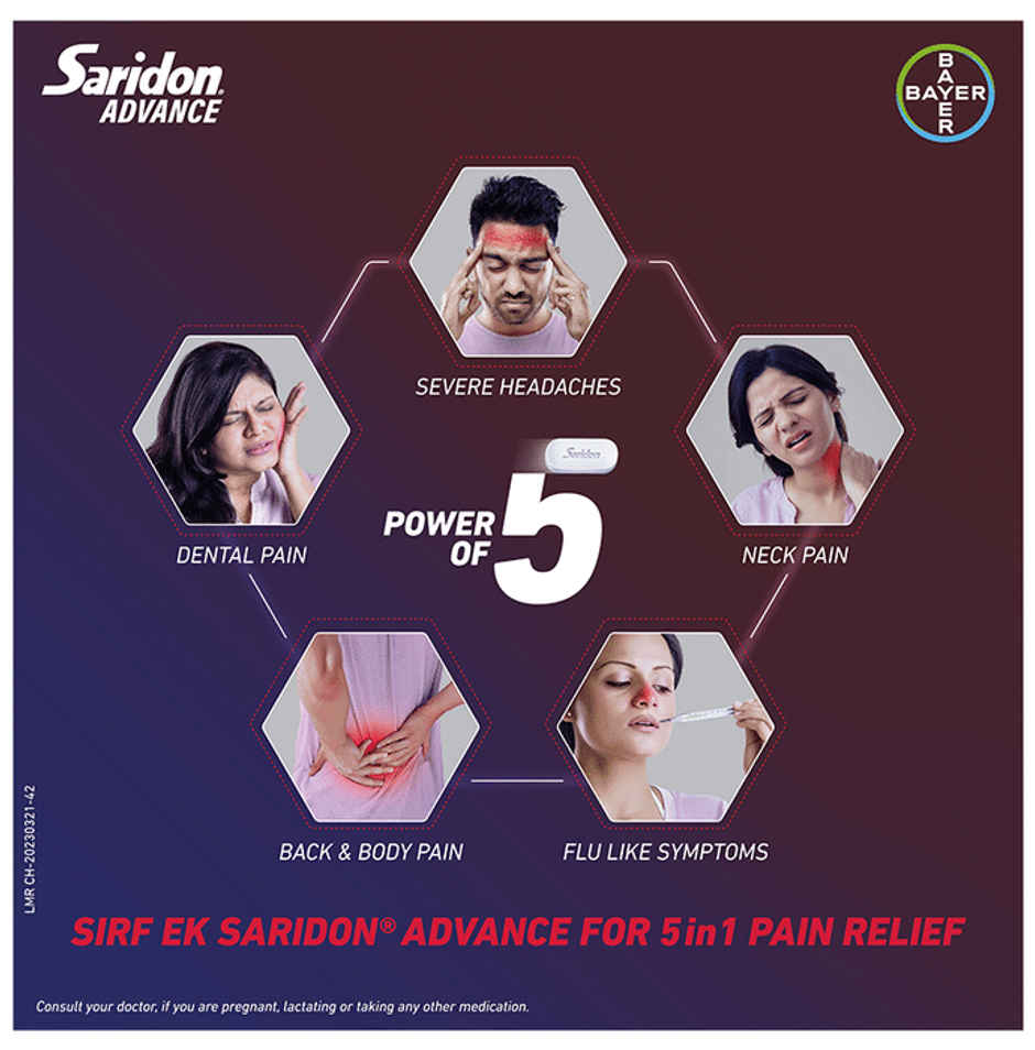 Saridon Advance Tablet Combo