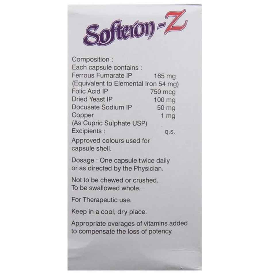 Softeron-Z Haematinic Capsule