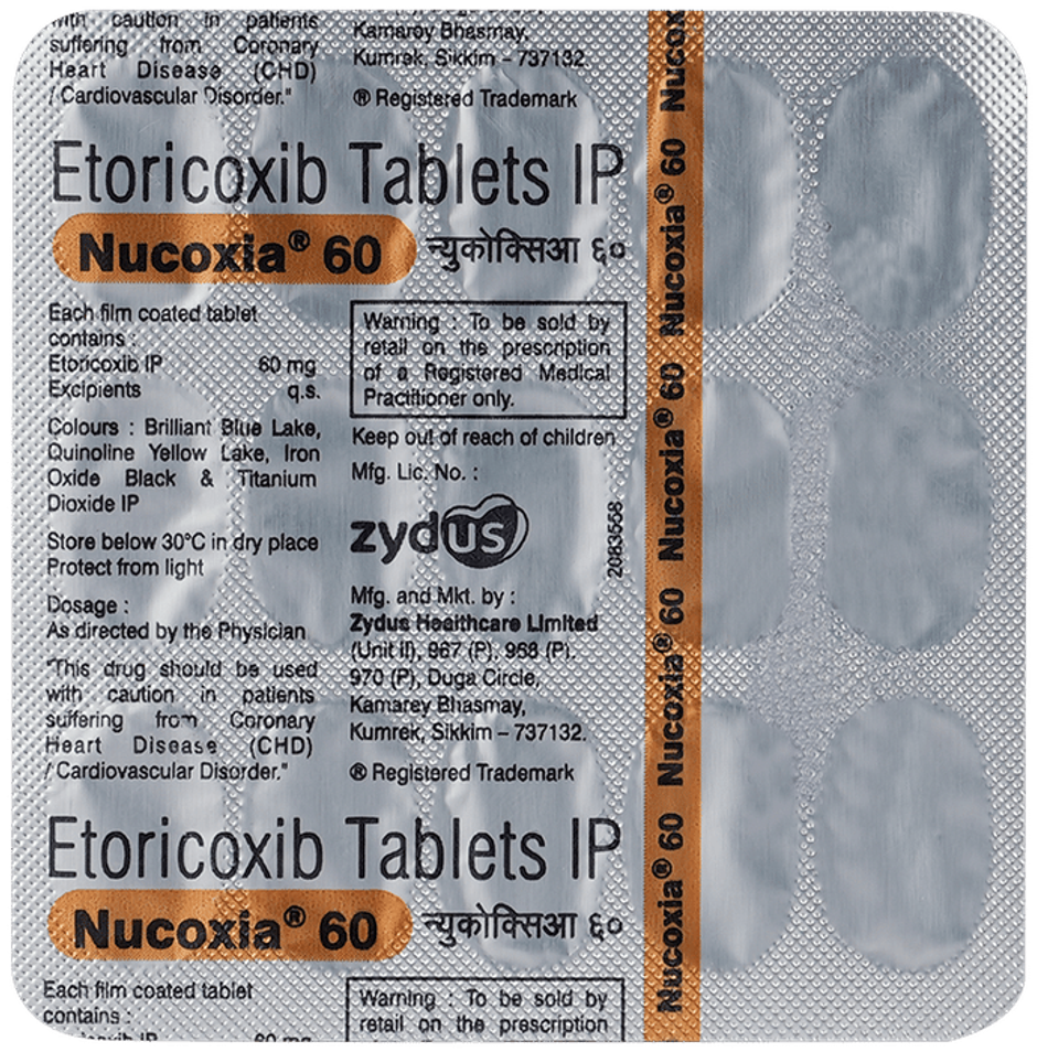 Nucoxia 60 Tablet