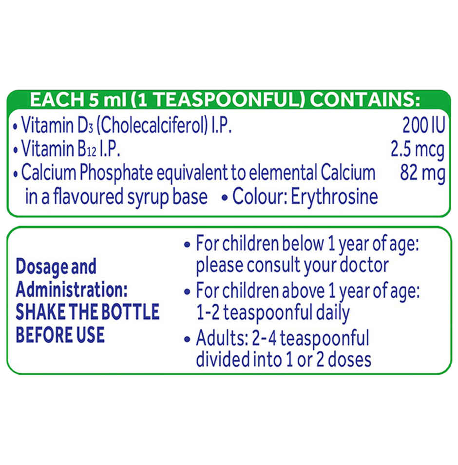 Ostocalcium B12 Tasty Lemon Lime Flavour Oral  Suspension