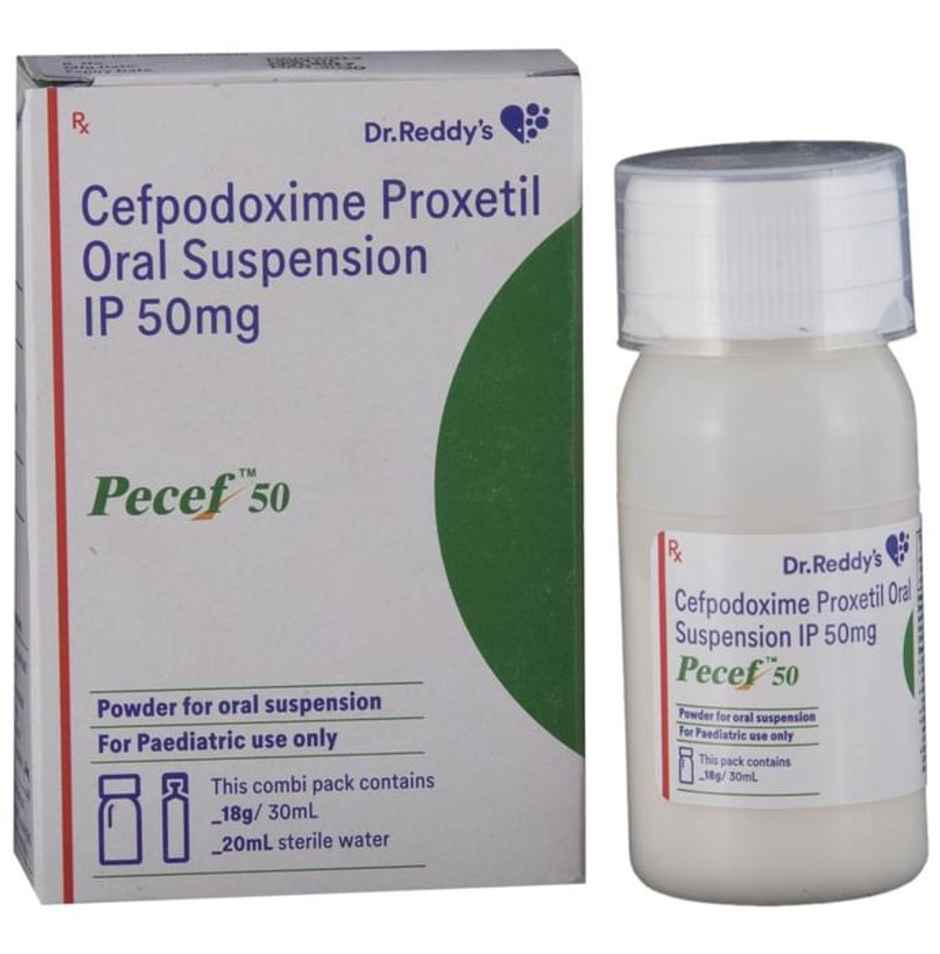 Pecef 50 Oral Suspension