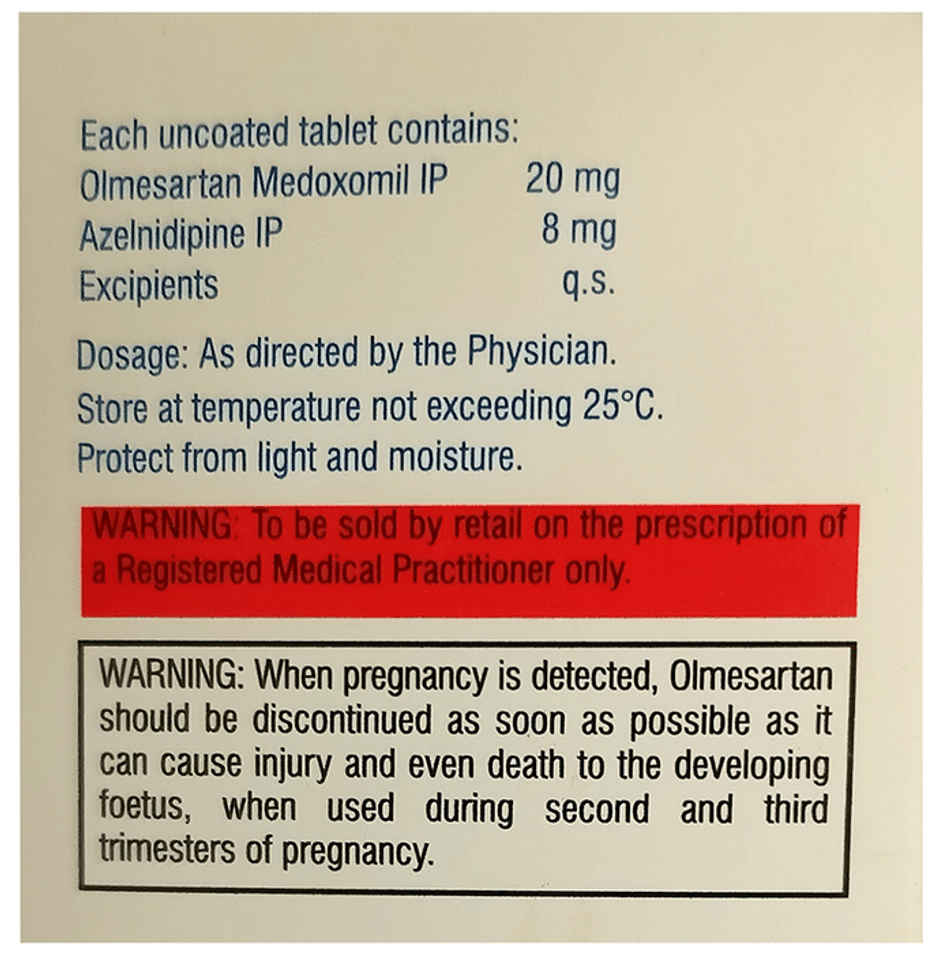 Olmezest-AZ 20 Tablet