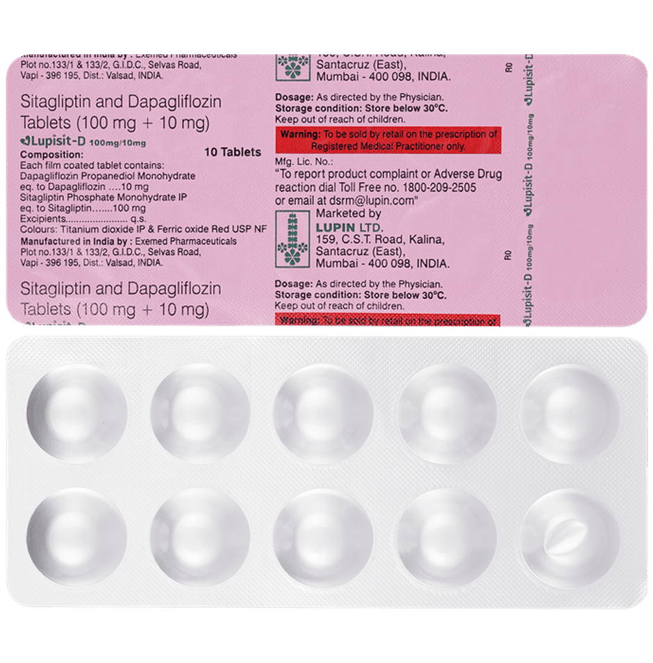 Lupisit-D 100mg/10mg Tablet