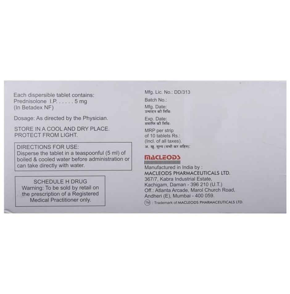 Omnacortil-5 Tablet DT